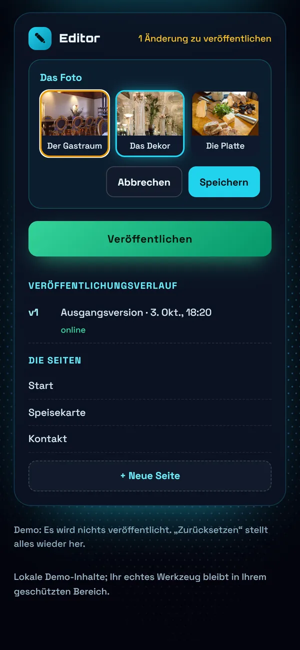 Auf dem Handy : Ein anderes Foto