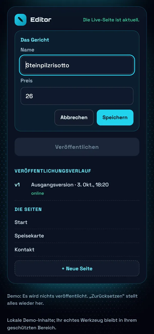 Auf dem Handy : Ein Preis ändert sich