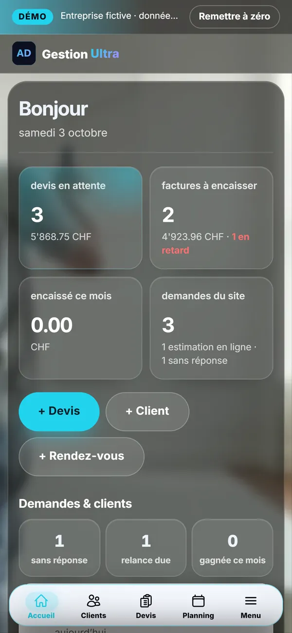 Auf dem Handy : Die Übersicht