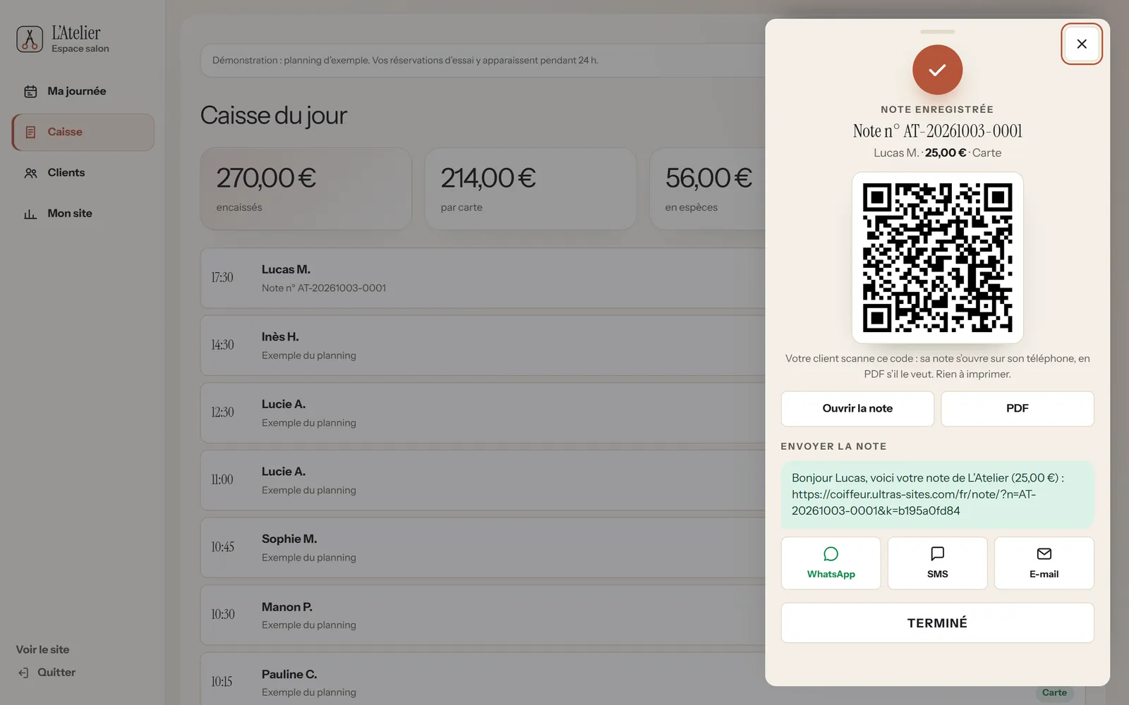 Am Computer : Die Quittung per QR-Code